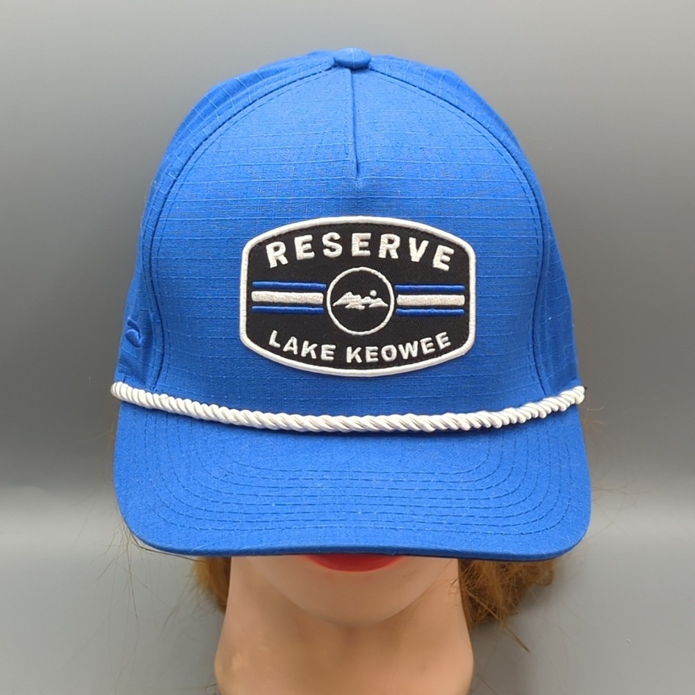 Reserve at Lake Keowee Golf Hat Cap Rope Patch Snapback Blue Pukka Adjustable